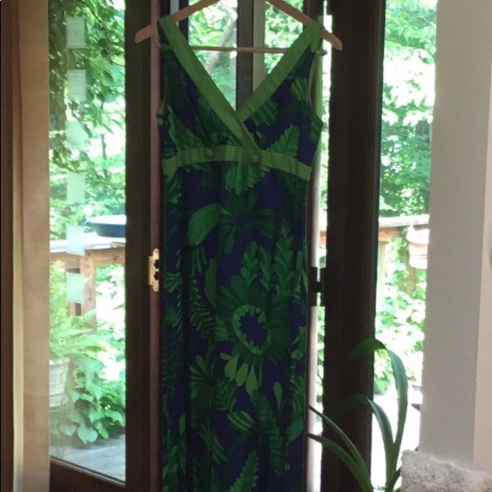 Beautiful summer long silk dress